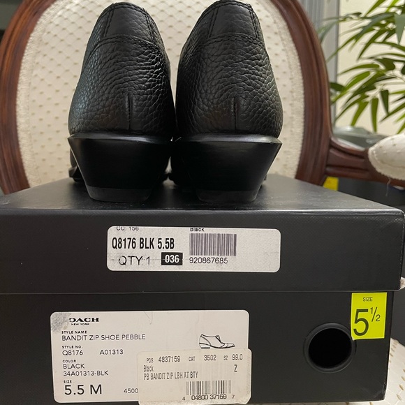 Coach Bandit Zip Pebble Booties Never Worn NWB - Picture 4 of 8
